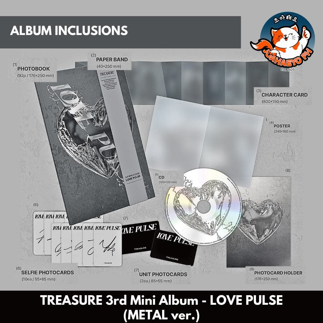 TREASURE 3RD MINI ALBUM - LOVE PULSE