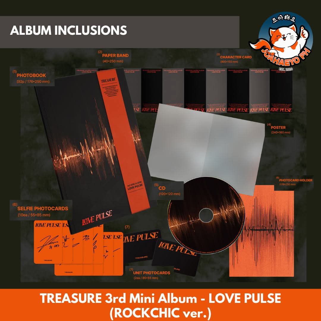 TREASURE 3RD MINI ALBUM - LOVE PULSE