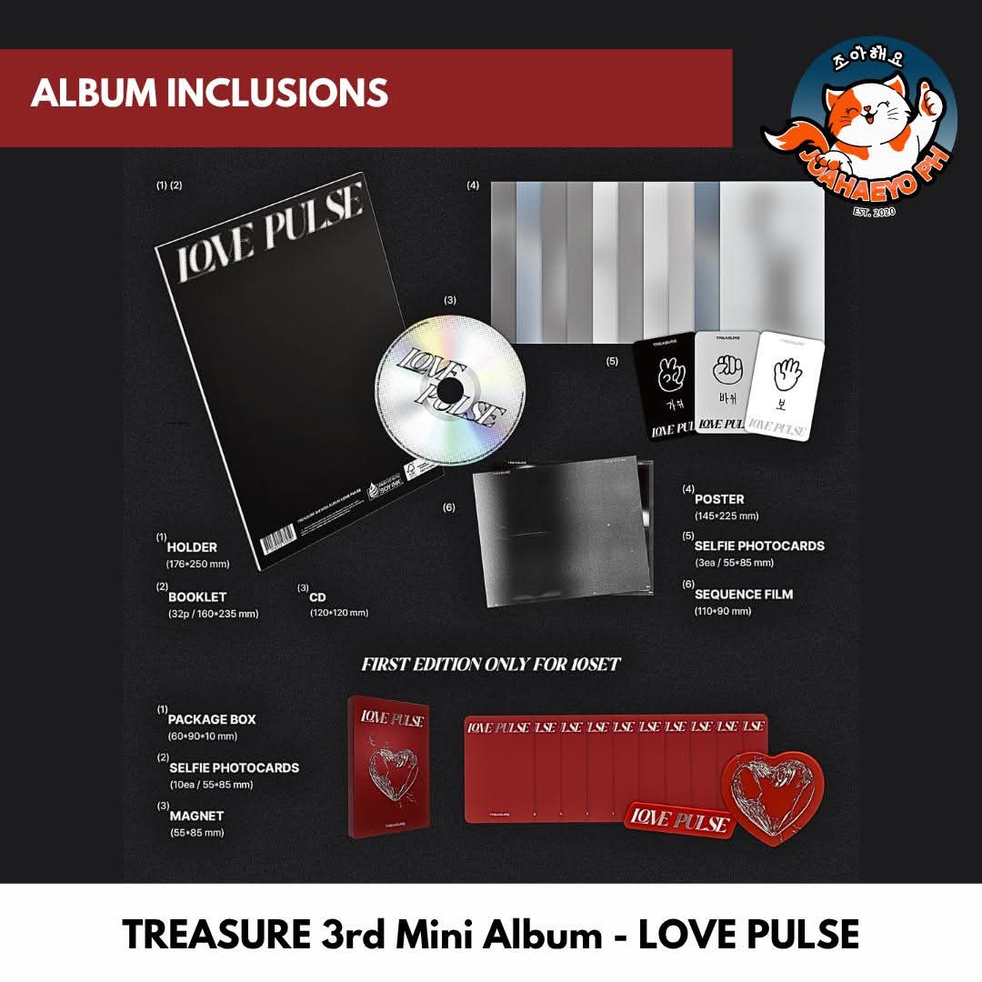 TREASURE 3RD MINI ALBUM - LOVE PULSE