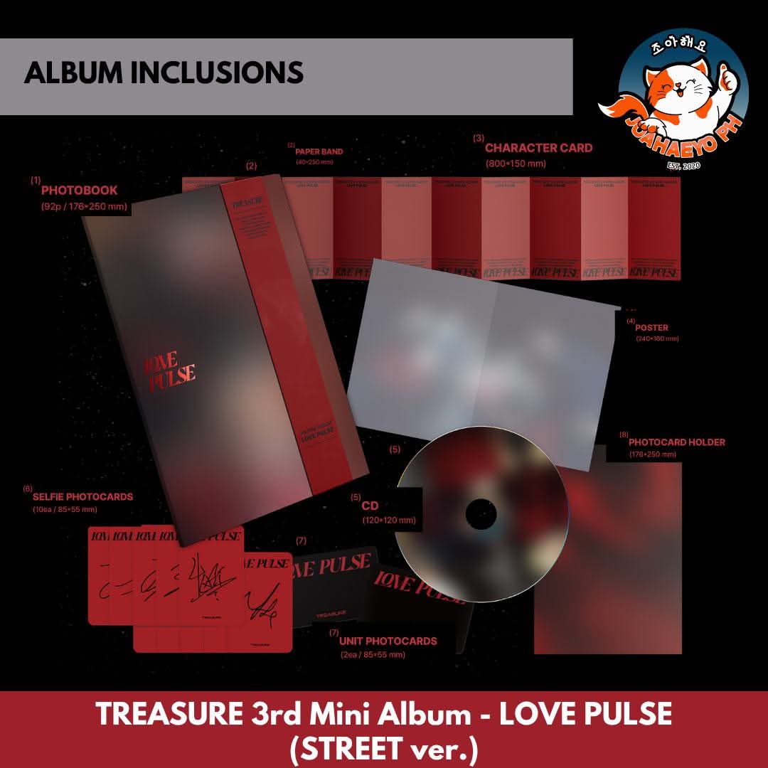 TREASURE 3RD MINI ALBUM - LOVE PULSE