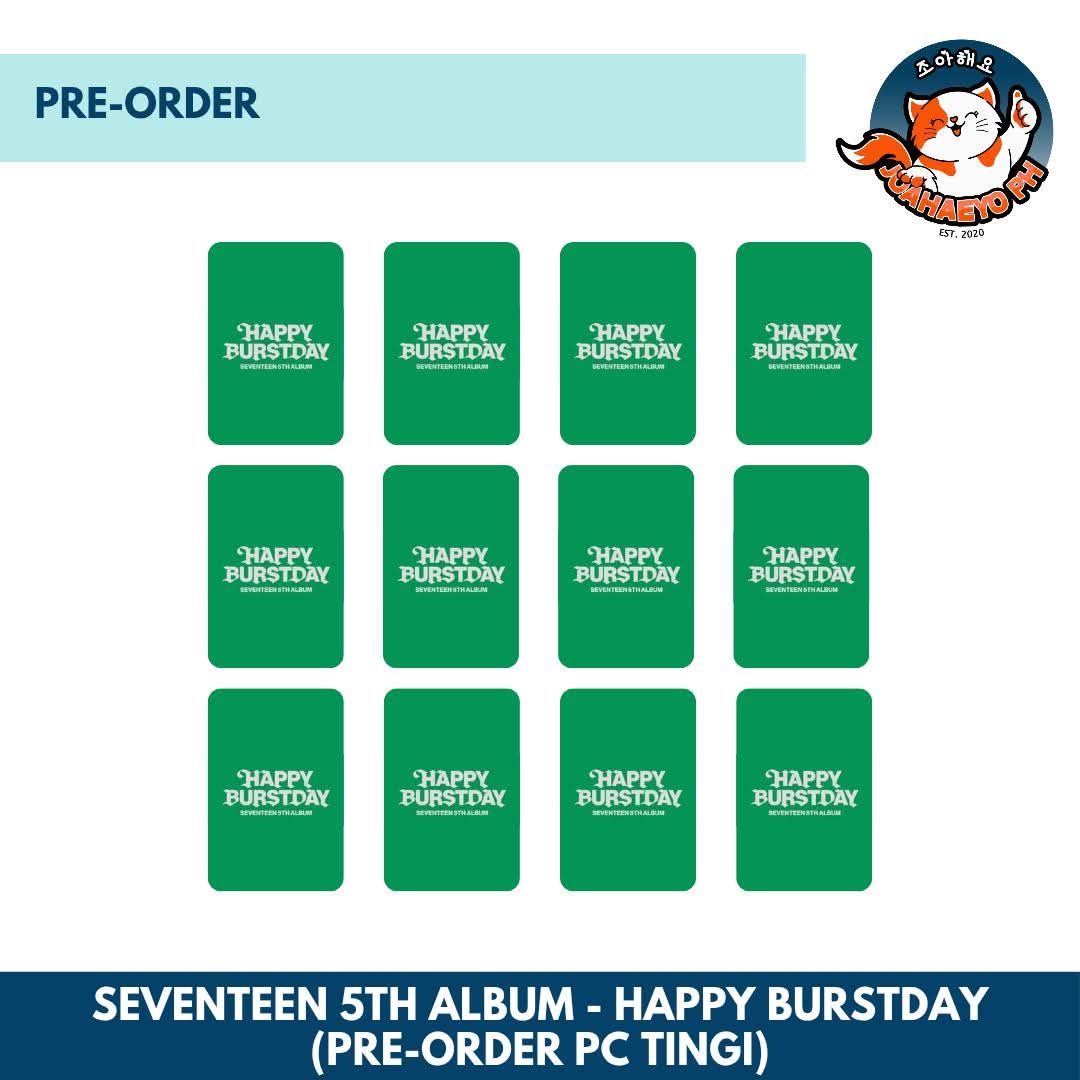 SEVENTEEN 5TH ALBUM HAPPY BURSTDAY SPECIAL POB