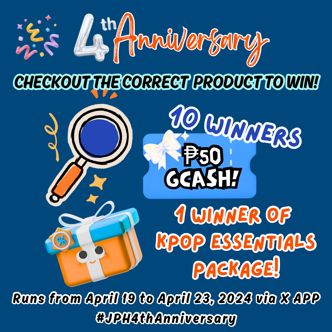 ₱50 GCASH GIVEAWAY #JPH4thAnniversary