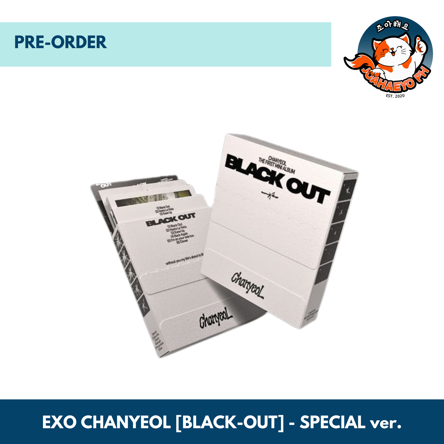 EXO CHANYEOL 1ST MINI ALBUM - BLACK OUT