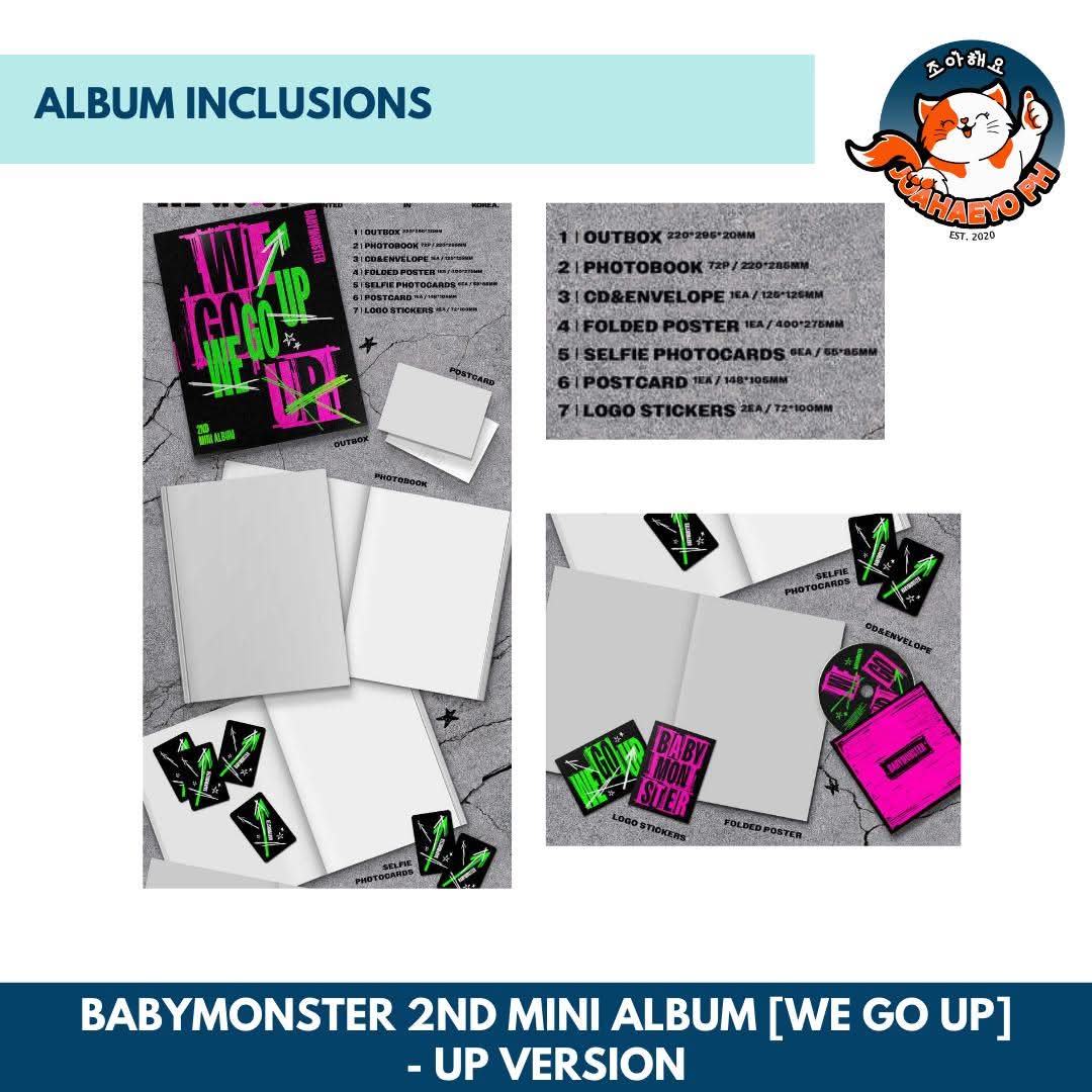 BABYMONSTER 2ND MINI ALBUM - WE GO UP