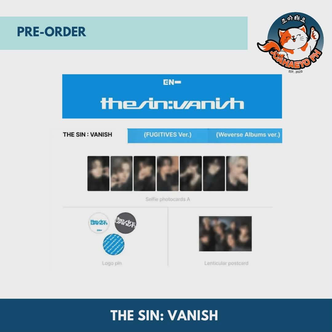 [POB TINGI] ENHYPEN THE SIN : VANISH - PHOTOCARD POB TINGI