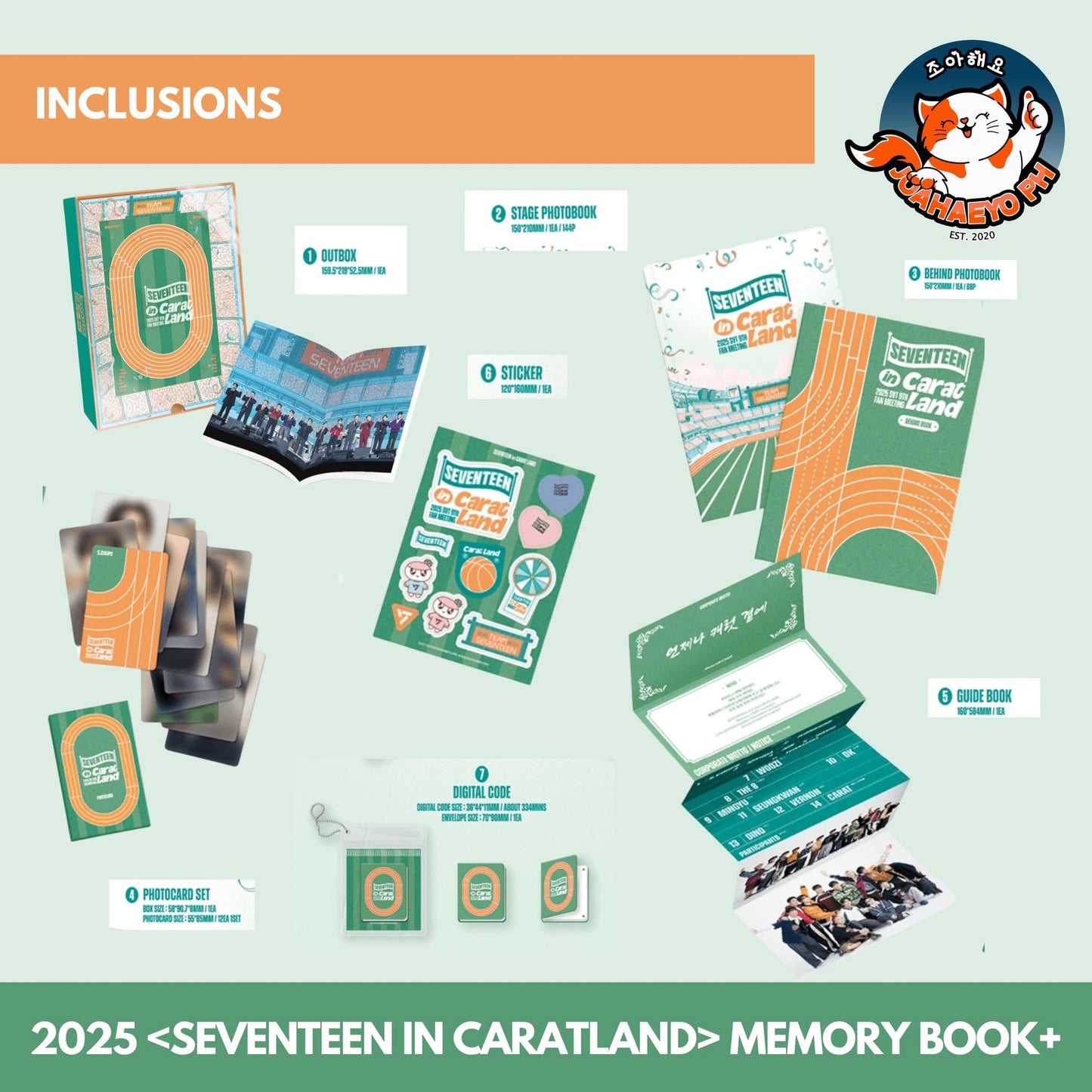 2025 SEVENTEEN in Carat Land - Memory Book+