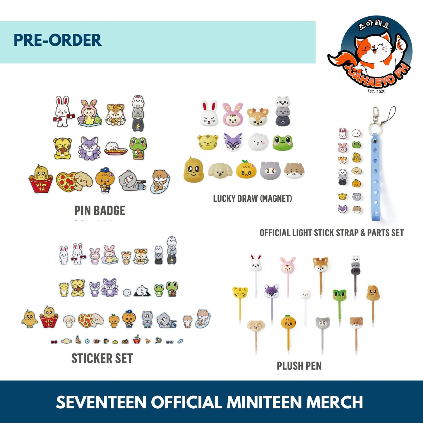 [2/2] SEVENTEEN MINITEEN - HOUSE PARTY OFFICIAL CHARACTER