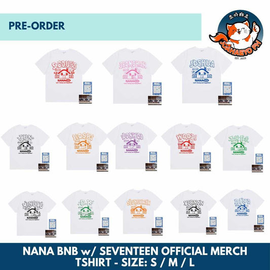 (2/2) SEVENTEEN NANA BNB OFFICIAL MERCH (T-SHIRT)