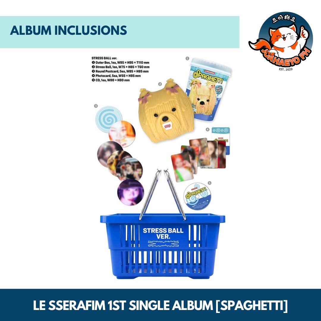 LE SSERAFIM 1st Single Album SPAGHETTI