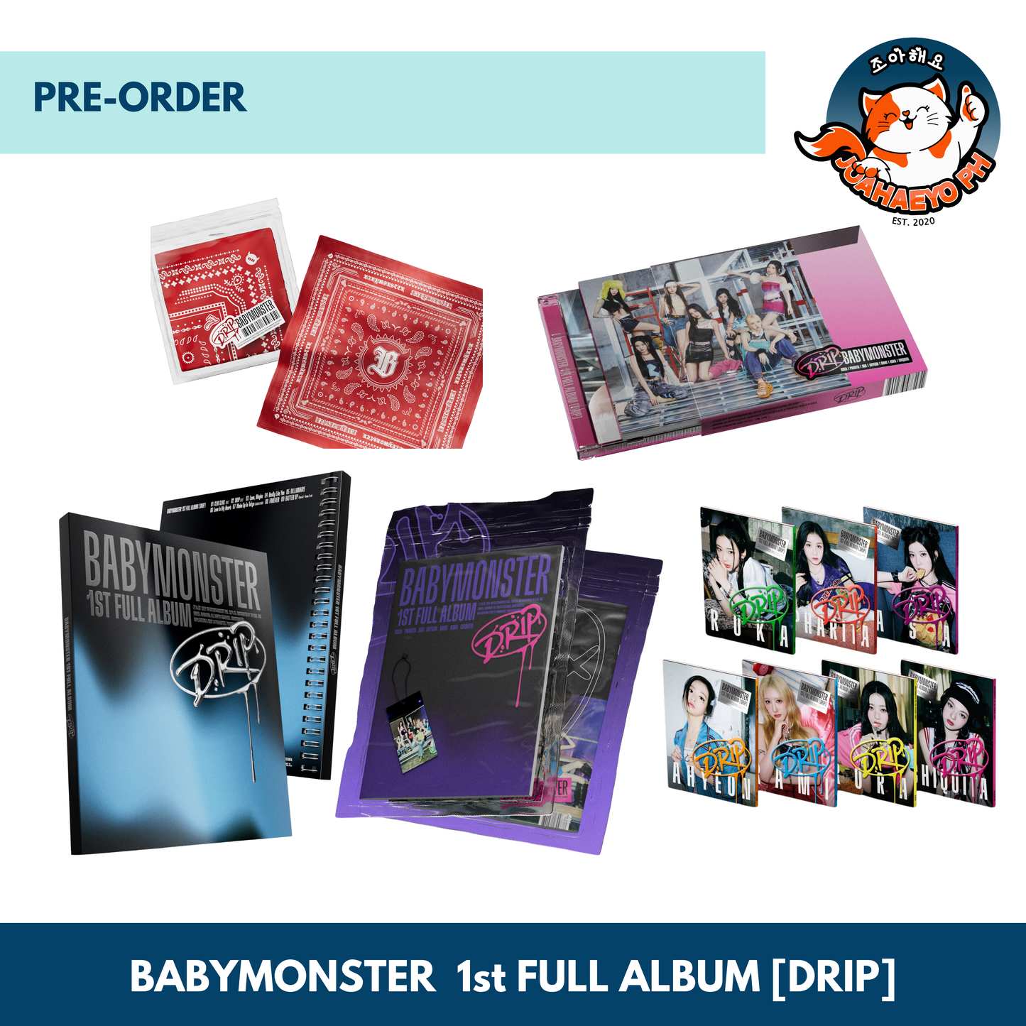 BABYMONSTER 1ST FULL ALBUM - DRIP