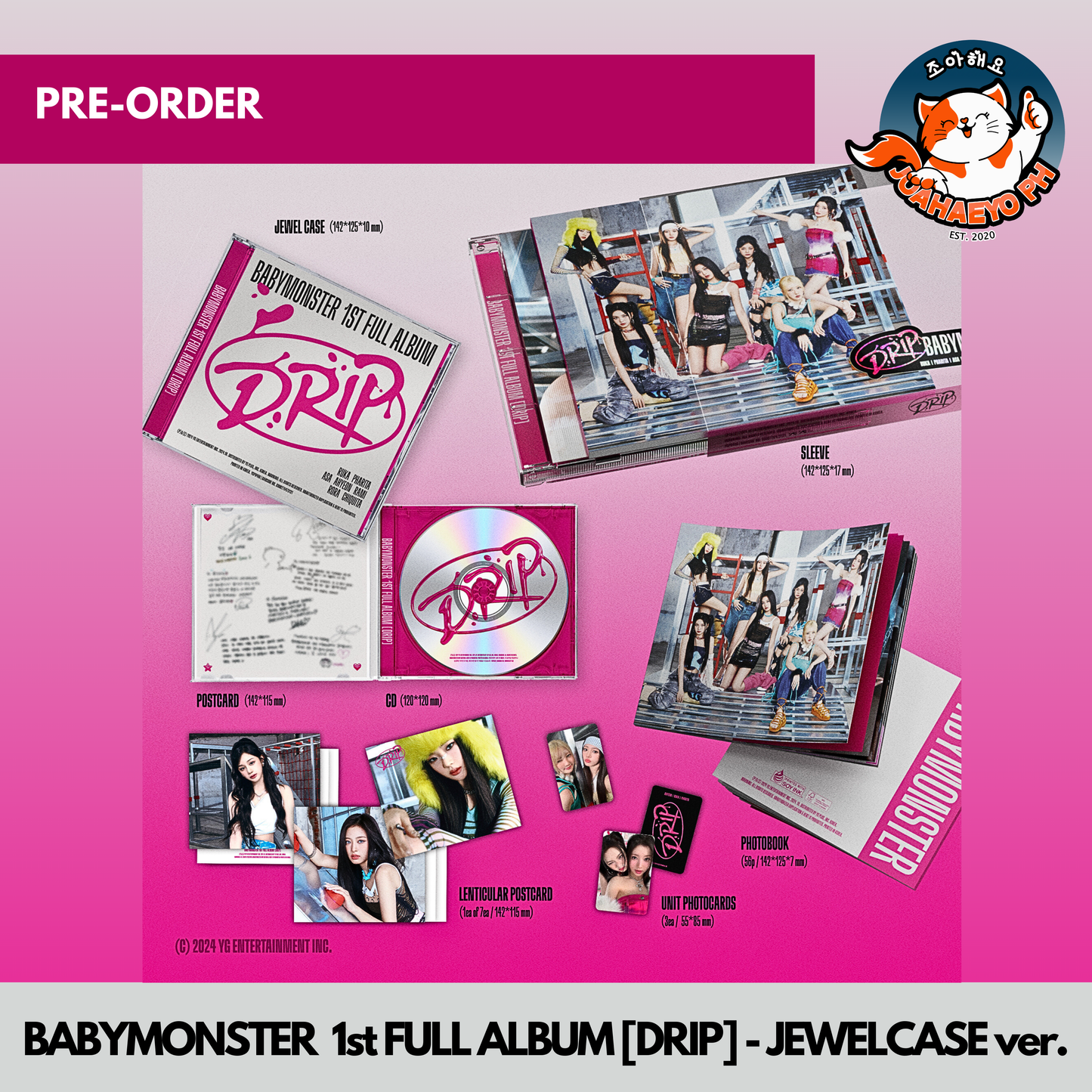 BABYMONSTER 1ST FULL ALBUM - DRIP