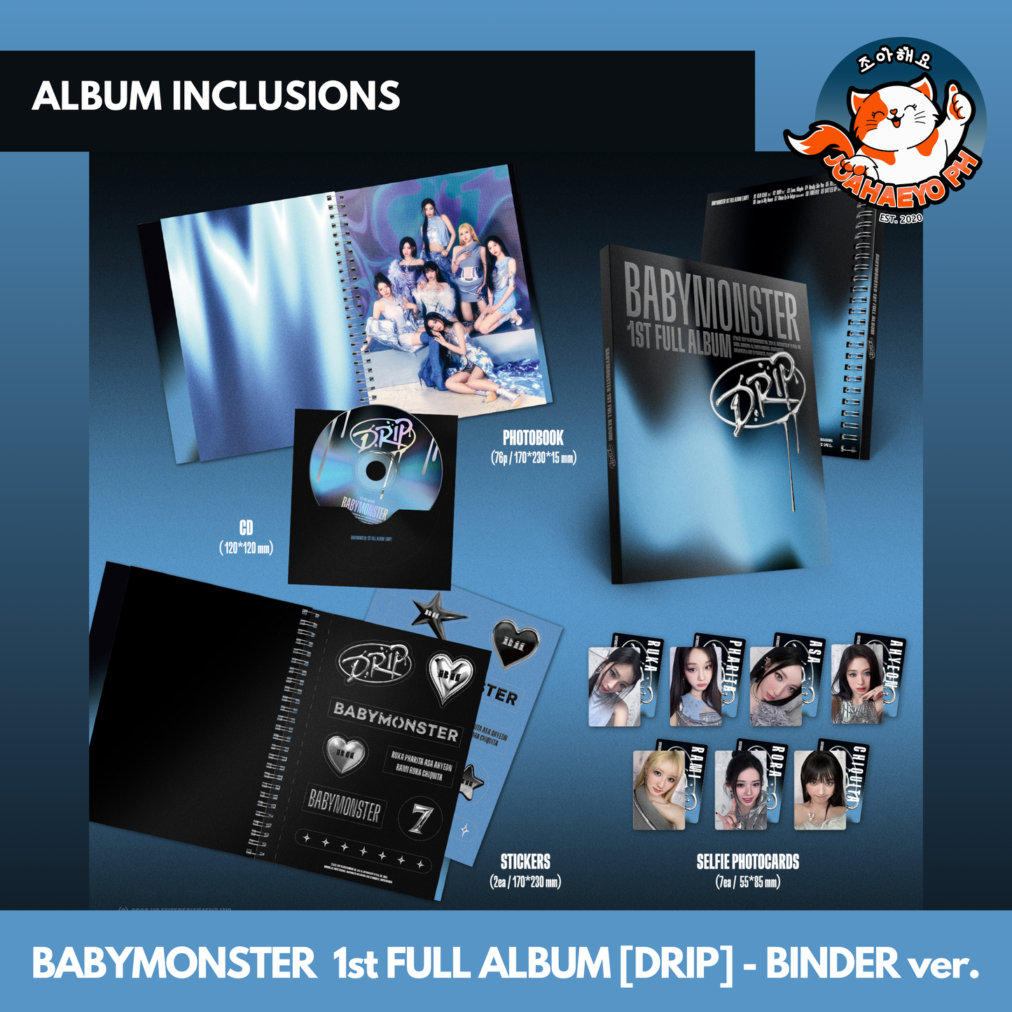 BABYMONSTER 1ST FULL ALBUM - DRIP