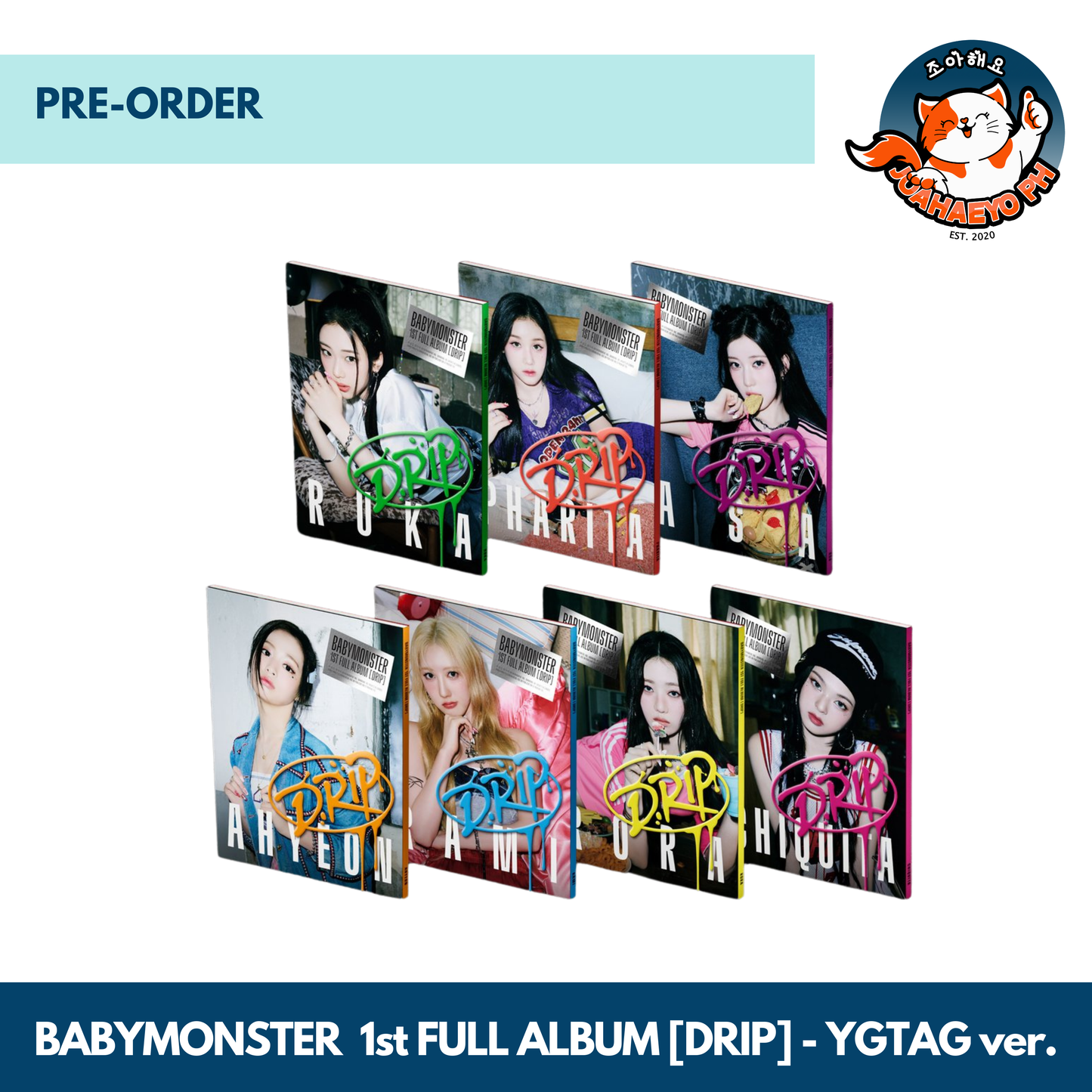 BABYMONSTER 1ST FULL ALBUM - DRIP