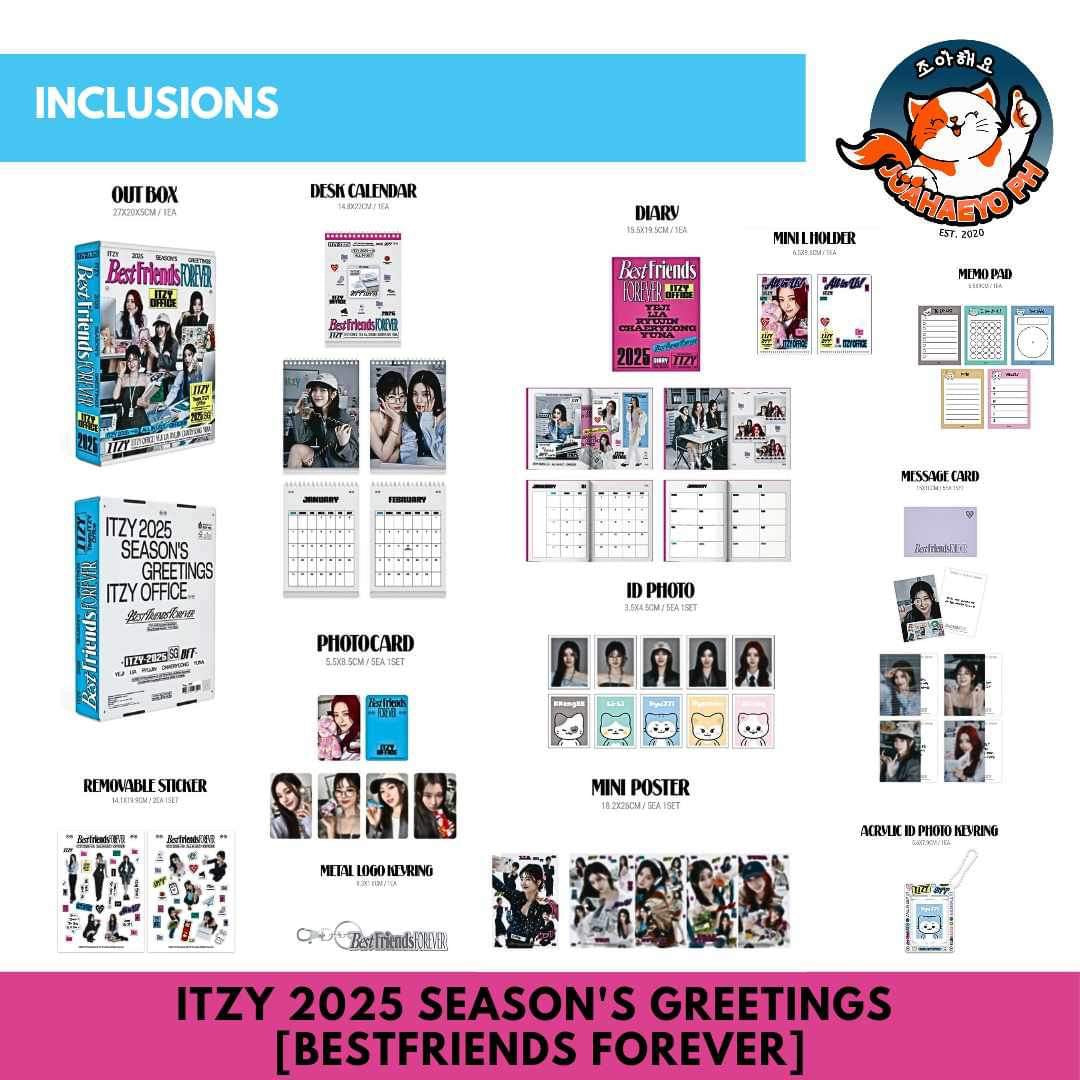 JYP ARTISTS’ 2025 SEASON’S GREETINGS - ITZY NMIXX DAY6