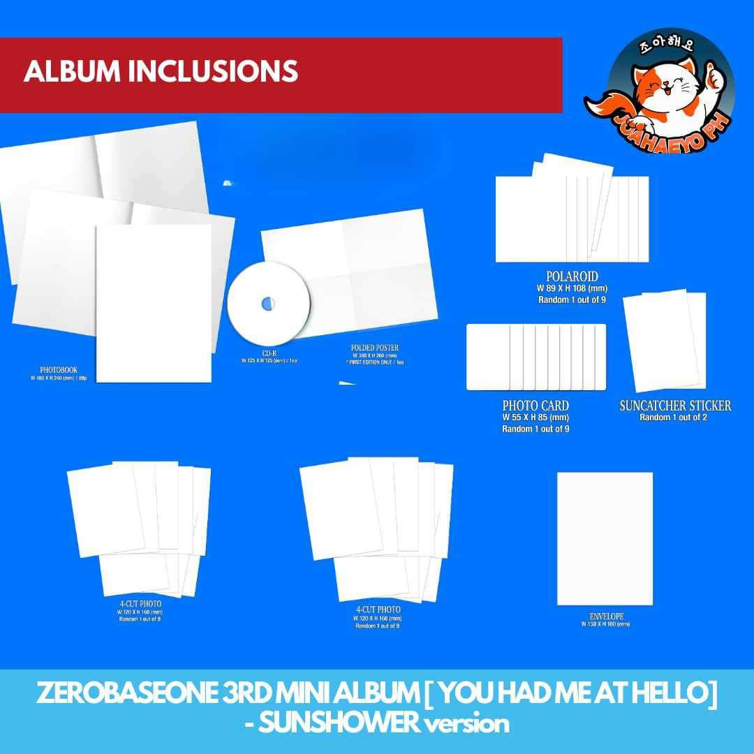 ZEROBASEONE - 3rd Mini Album You had me at HELLO