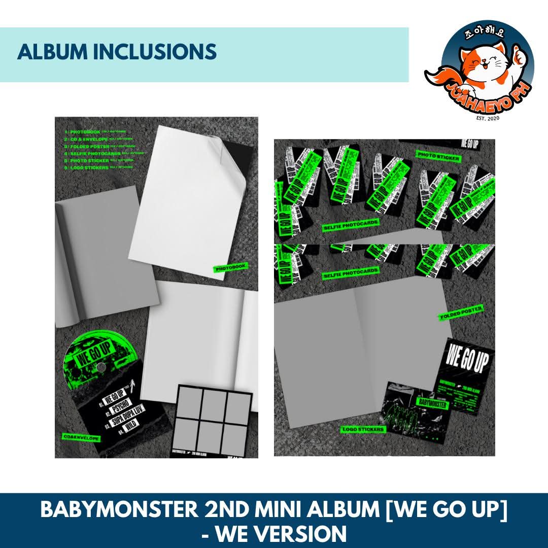 BABYMONSTER 2ND MINI ALBUM - WE GO UP