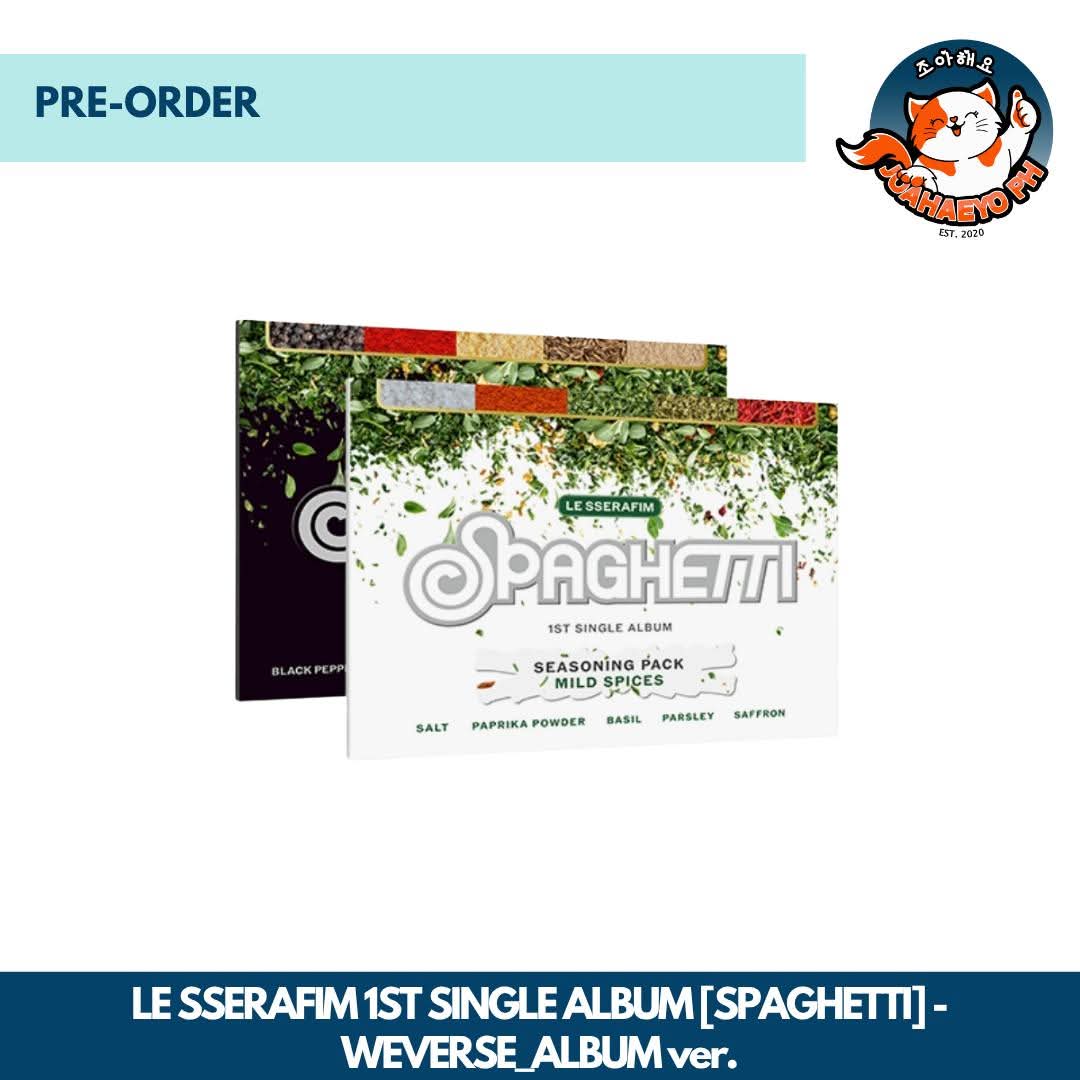 LE SSERAFIM 1st Single Album SPAGHETTI