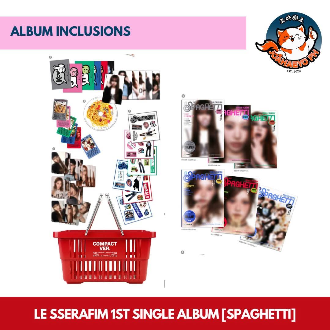 LE SSERAFIM 1st Single Album SPAGHETTI