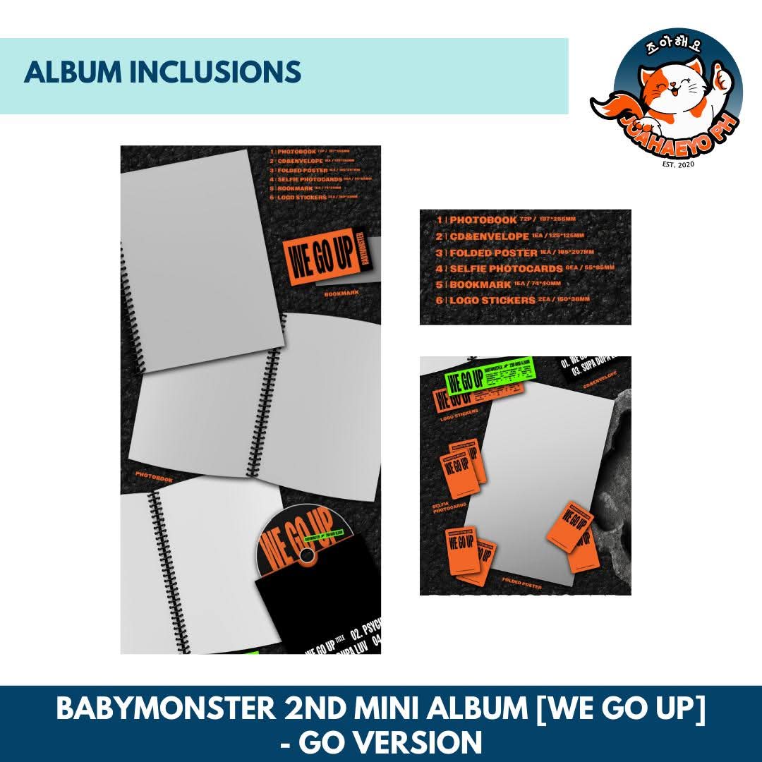 BABYMONSTER 2ND MINI ALBUM - WE GO UP