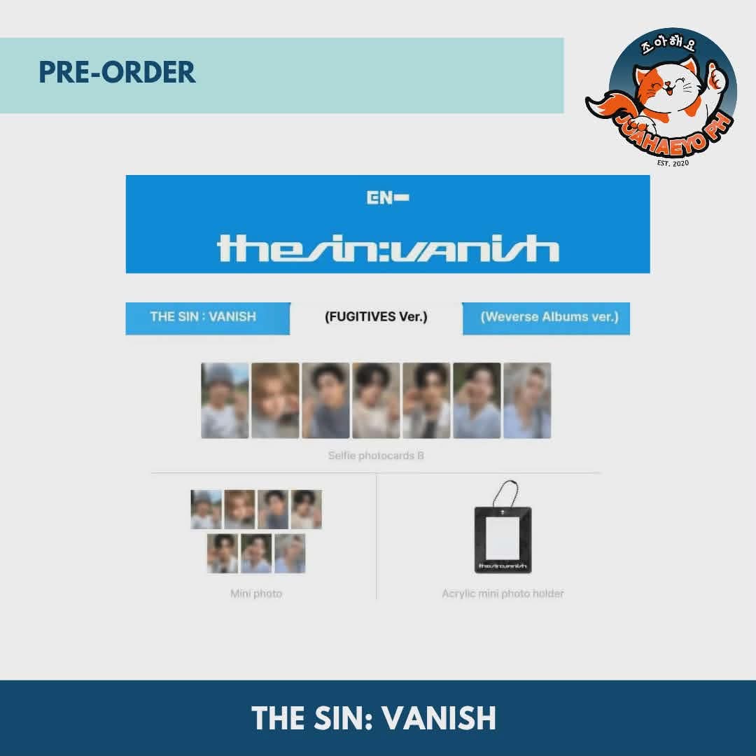 [POB TINGI] ENHYPEN THE SIN : VANISH - PHOTOCARD POB TINGI