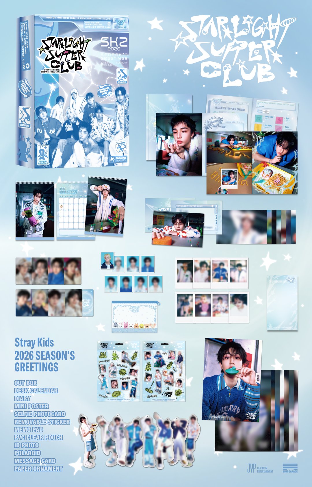 2026 JYP ARTISTS SEASON'S GREETINGS (STRAY KIDS, TWICE, ITZY, DAY6, NMIXX, XDINARY HEROES)