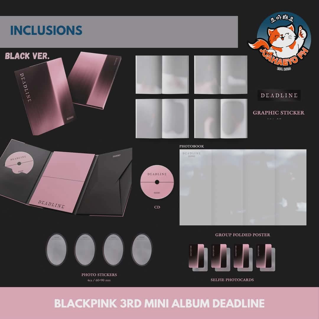 BLACKPINK 3RD MINI ALBUM - DEADLINE