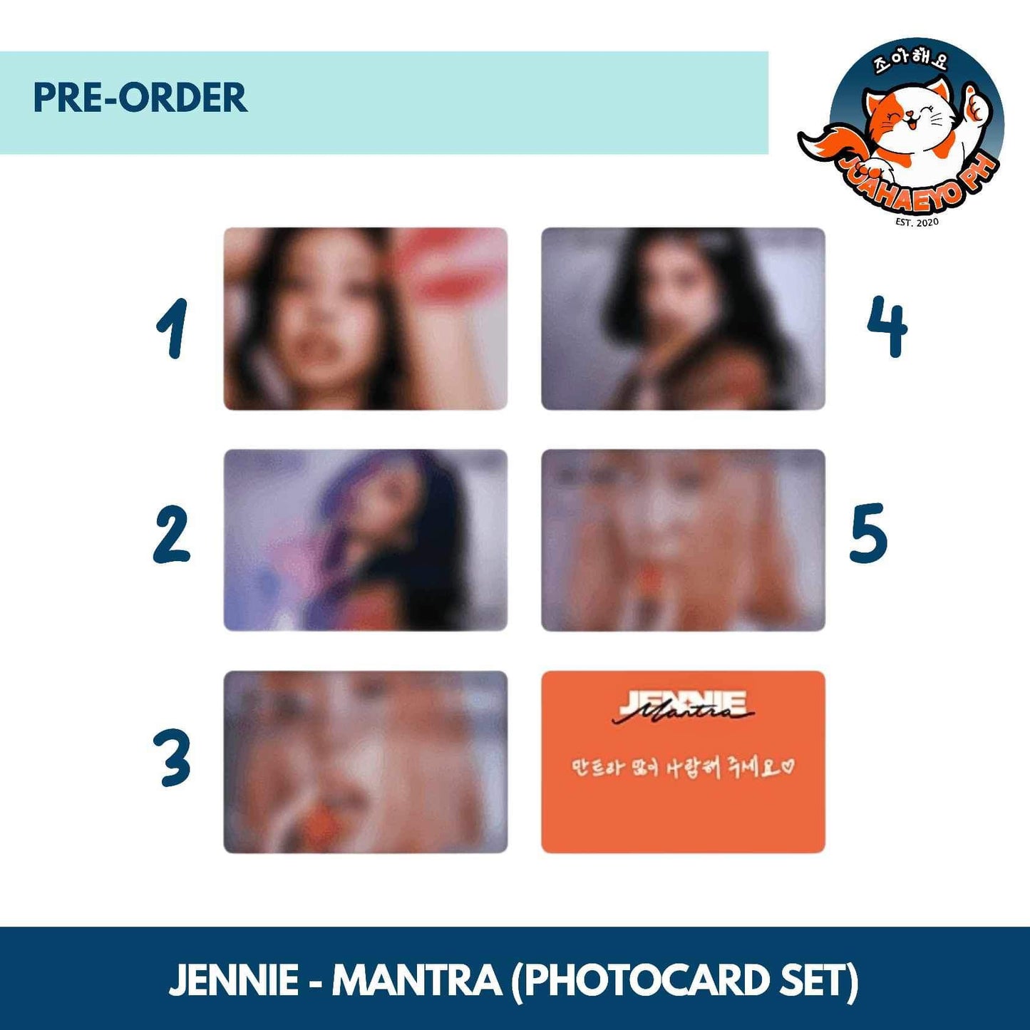 JENNIE MANTRA OFFICIAL MERCH