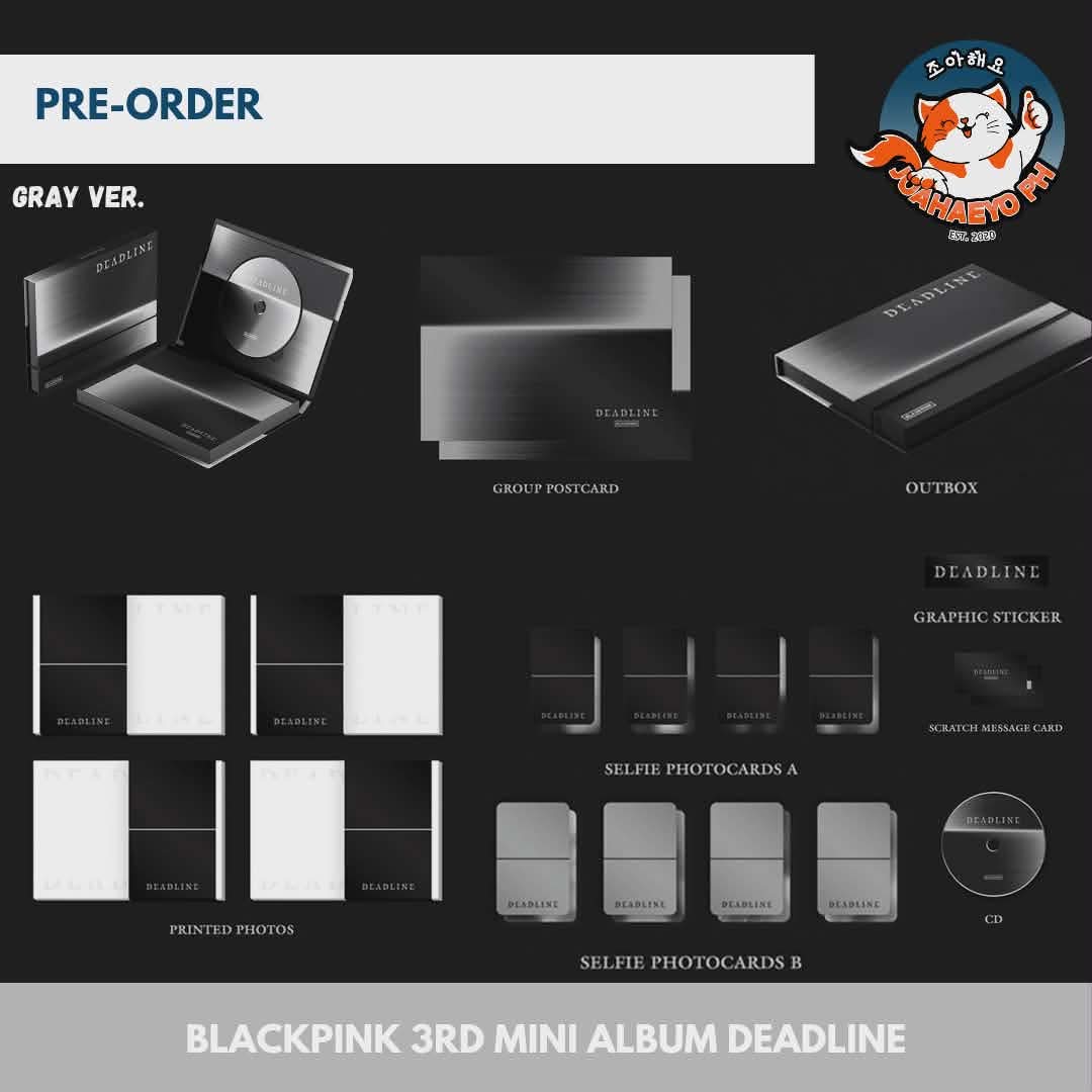 BLACKPINK 3RD MINI ALBUM - DEADLINE