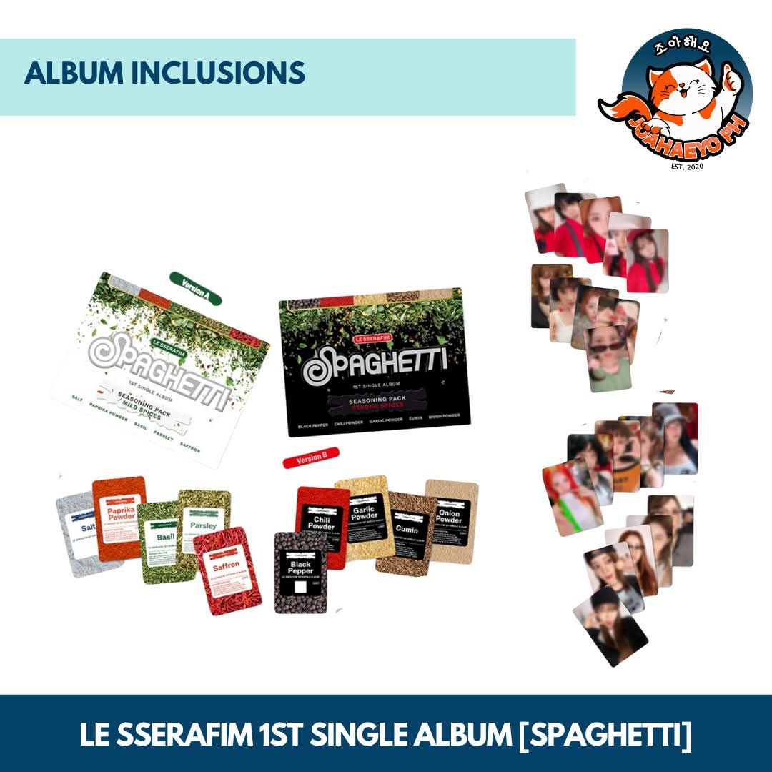LE SSERAFIM 1st Single Album SPAGHETTI