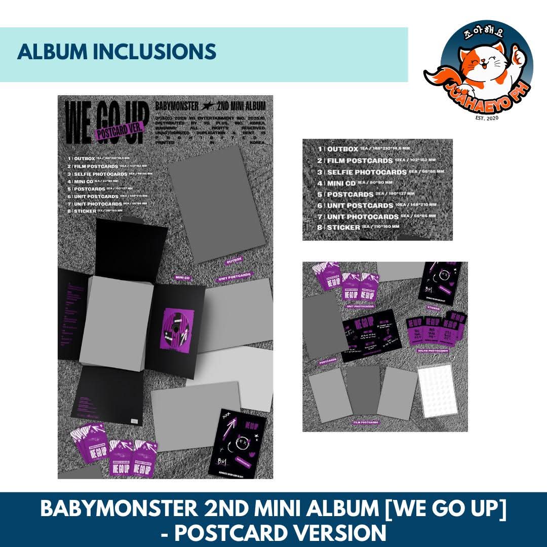 BABYMONSTER 2ND MINI ALBUM - WE GO UP