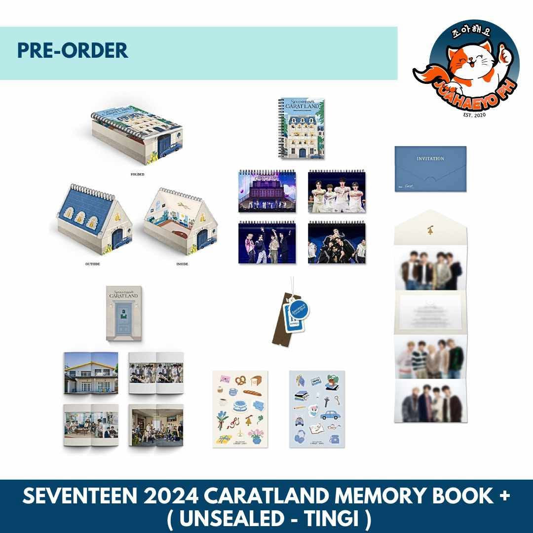 2024 SVT 8TH FAN MEETING SEVENTEEN in CARAT LAND MEMORY BOOK+ TINGI