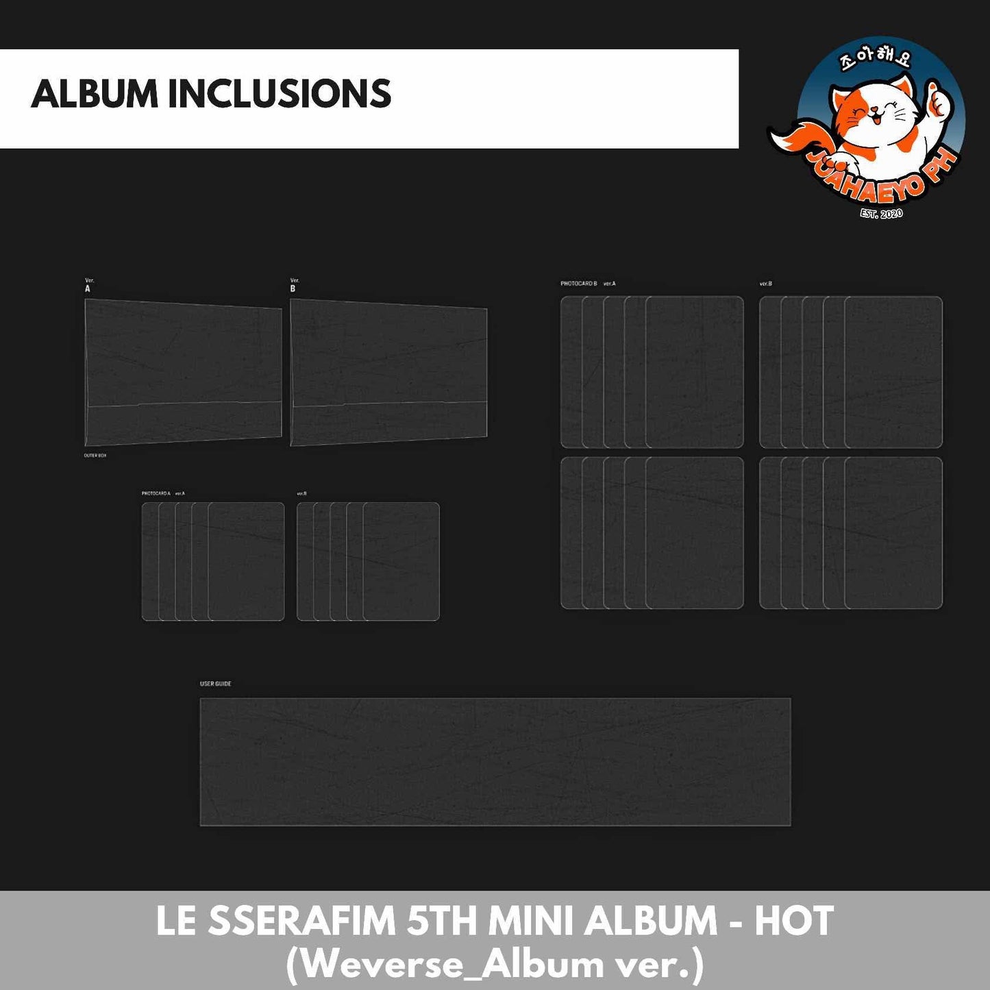 LE SSERAFIM 5TH MINI ALBUM - HOT