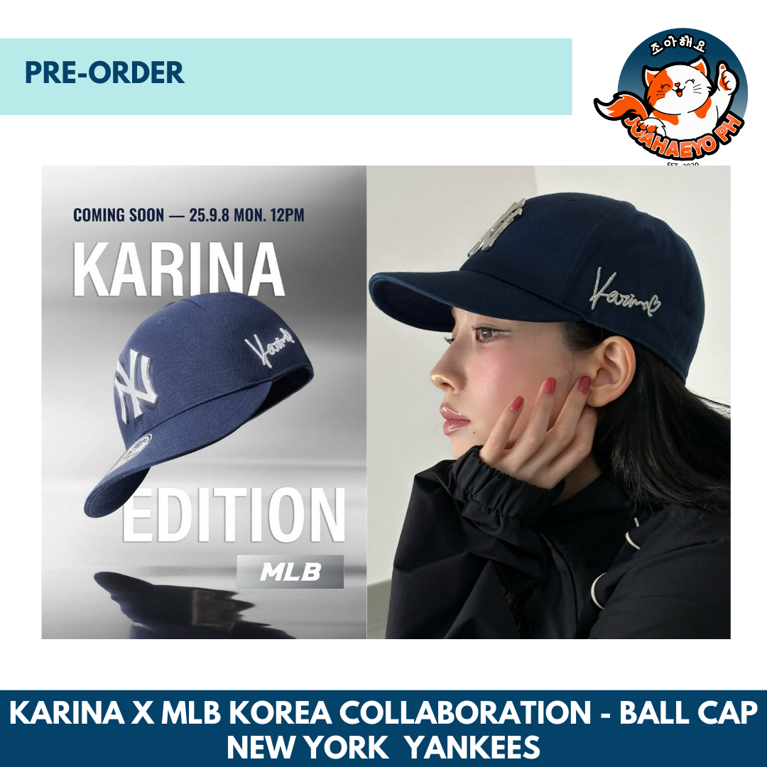KARINA X MLB EXCLUSIVE KOREA COLLABORATION (BALL CAP NEW YORK YANKEES)
