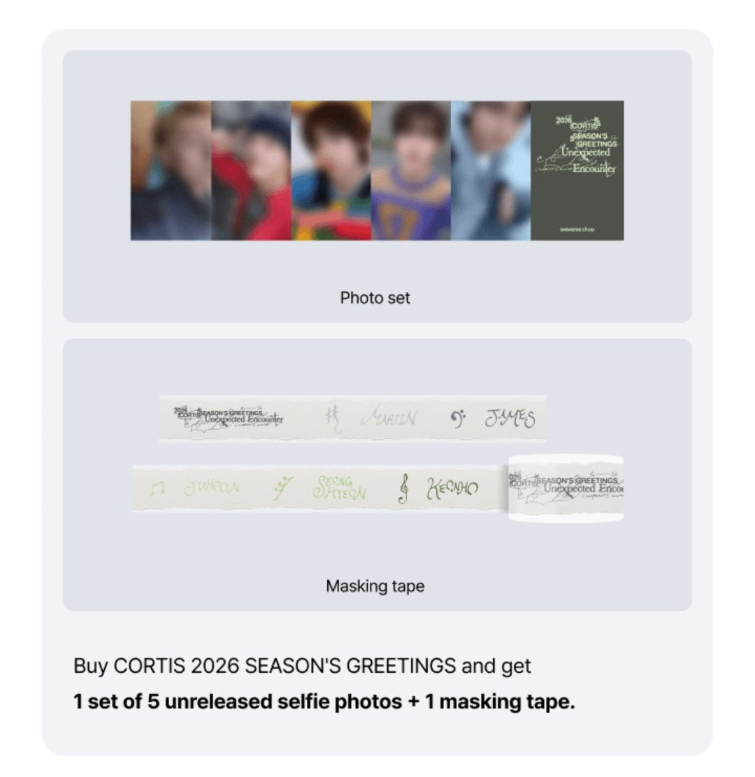 HYBE ARTISTS 2026 SEASON'S GREETINGS