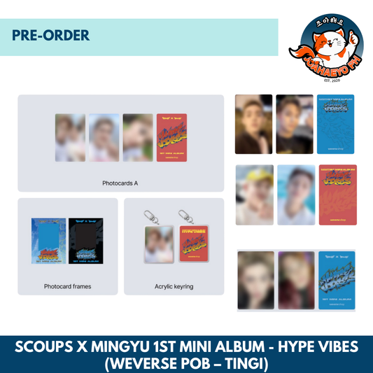 [POB TINGI] SCOUPS X MINGYU THE 1ST MINI ALBUM - HYPE VIBES