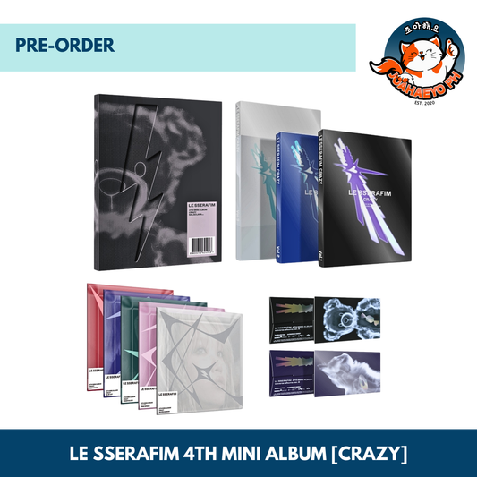 LE SSERAFIM 4TH MINI ALBUM - CRAZY