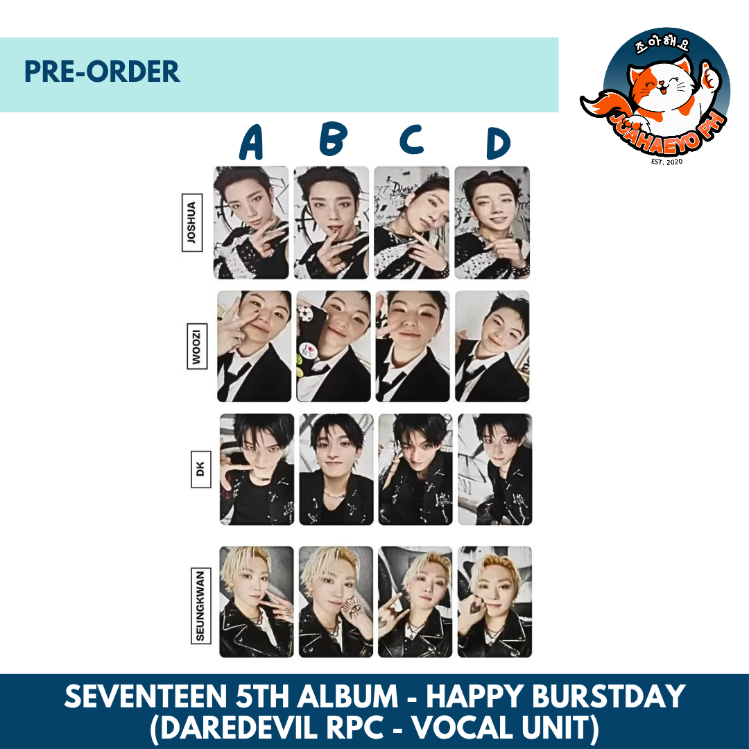 [RPC TINGI] SEVENTEEN 5TH ALBUM HAPPY BURTSDAY - DAREDEVIL VERSION
