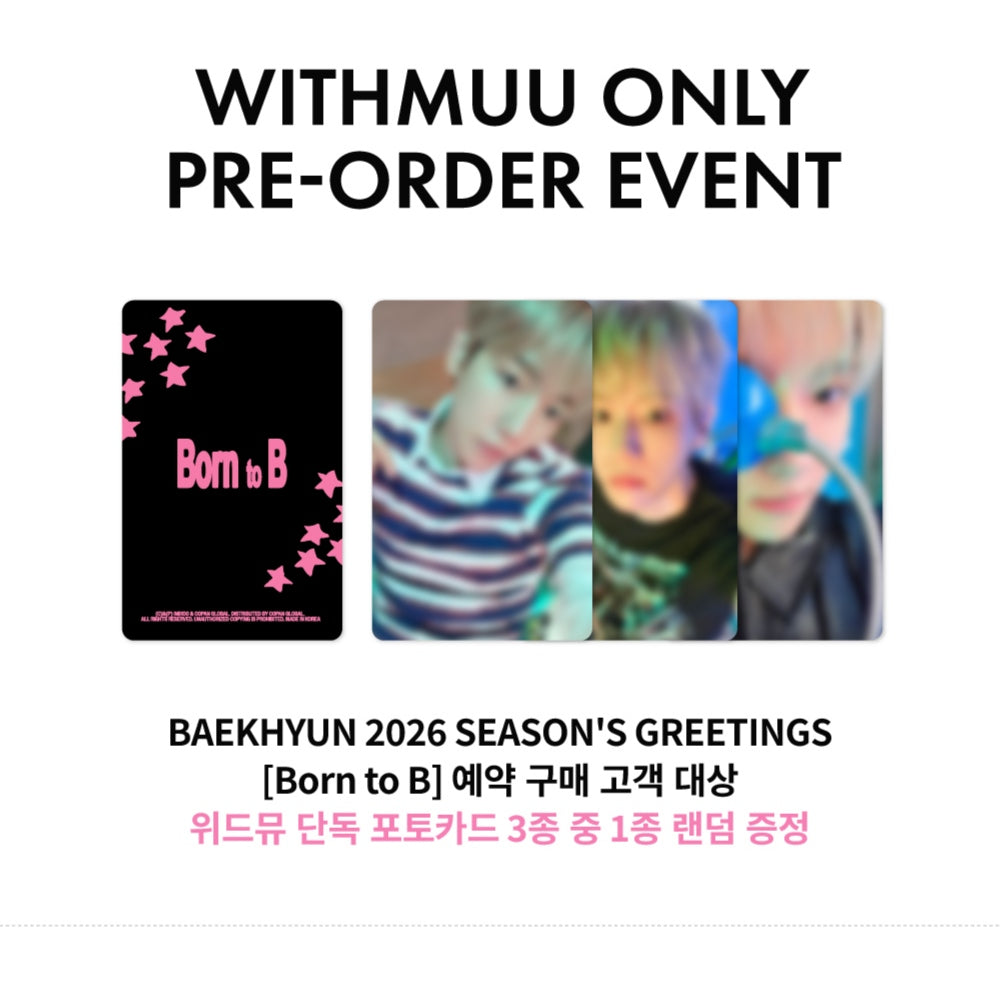 CBX (CHEN, BAEKHYUN, XIUMIN - 2026 SEASON'S GREETINGS