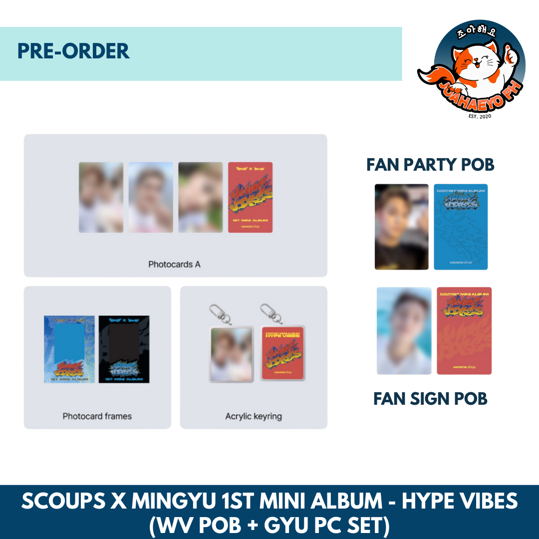 [POB TINGI] SCOUPS X MINGYU THE 1ST MINI ALBUM - HYPE VIBES