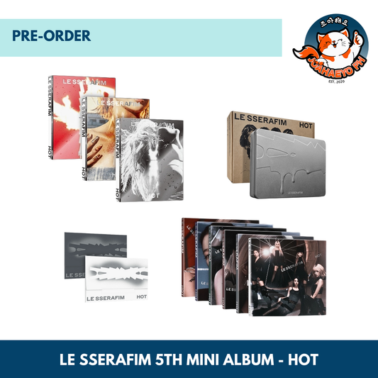 LE SSERAFIM 5TH MINI ALBUM - HOT