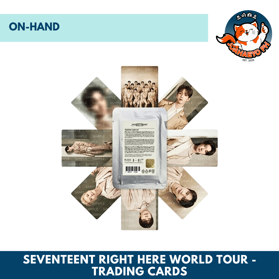 SEVENTEEN RIGHT HERE WORLD TOUR OFFICIAL TRADING CARD