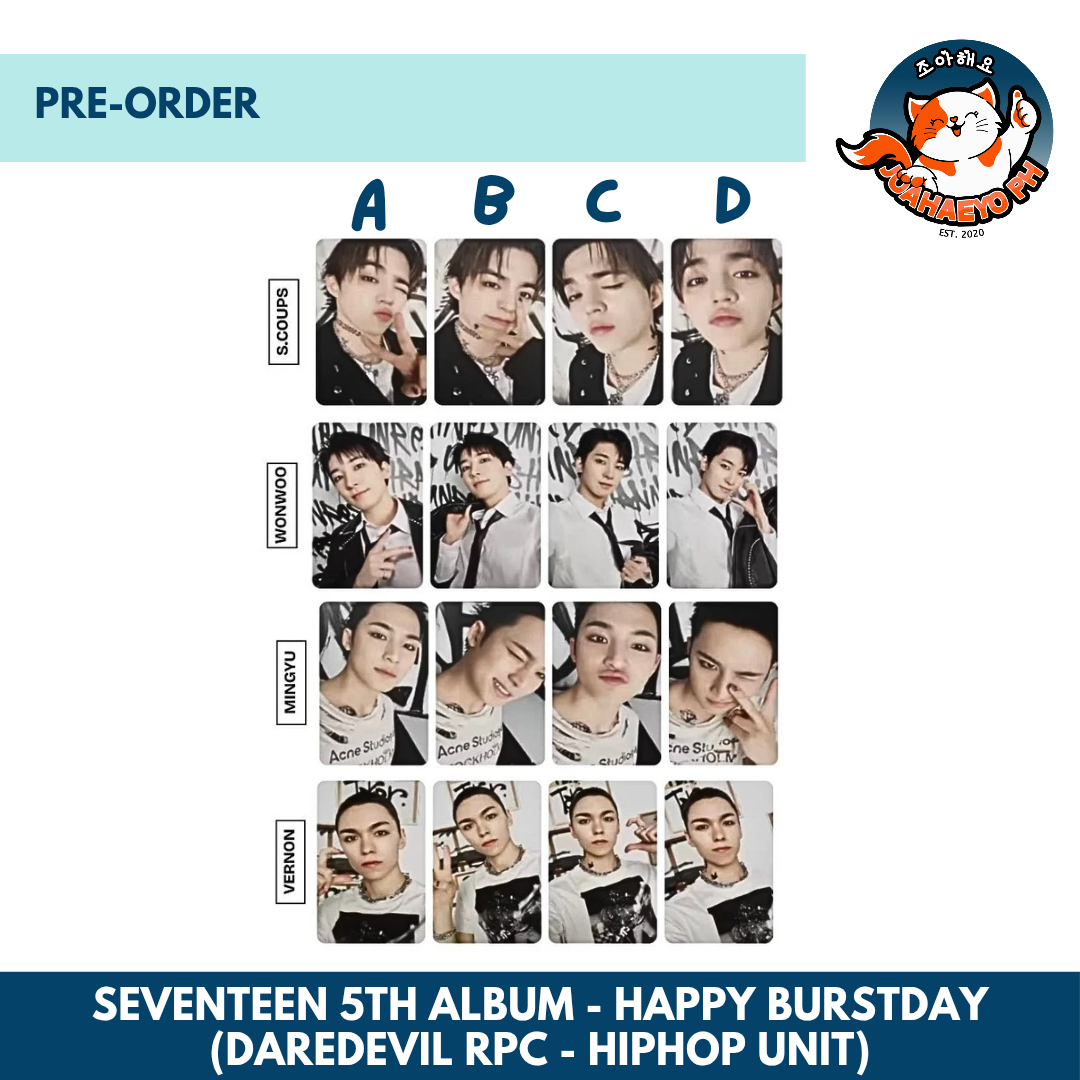 [RPC TINGI] SEVENTEEN 5TH ALBUM HAPPY BURTSDAY - DAREDEVIL VERSION